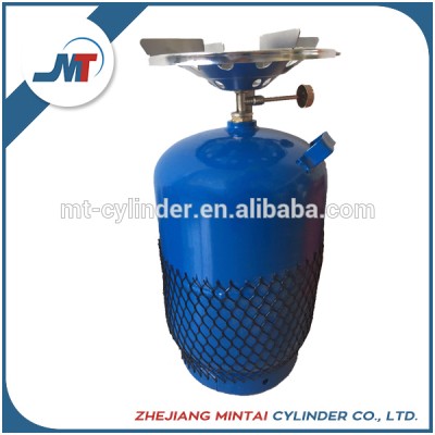 blue cooking 5 kg LPG gas cylinder for Nigeria